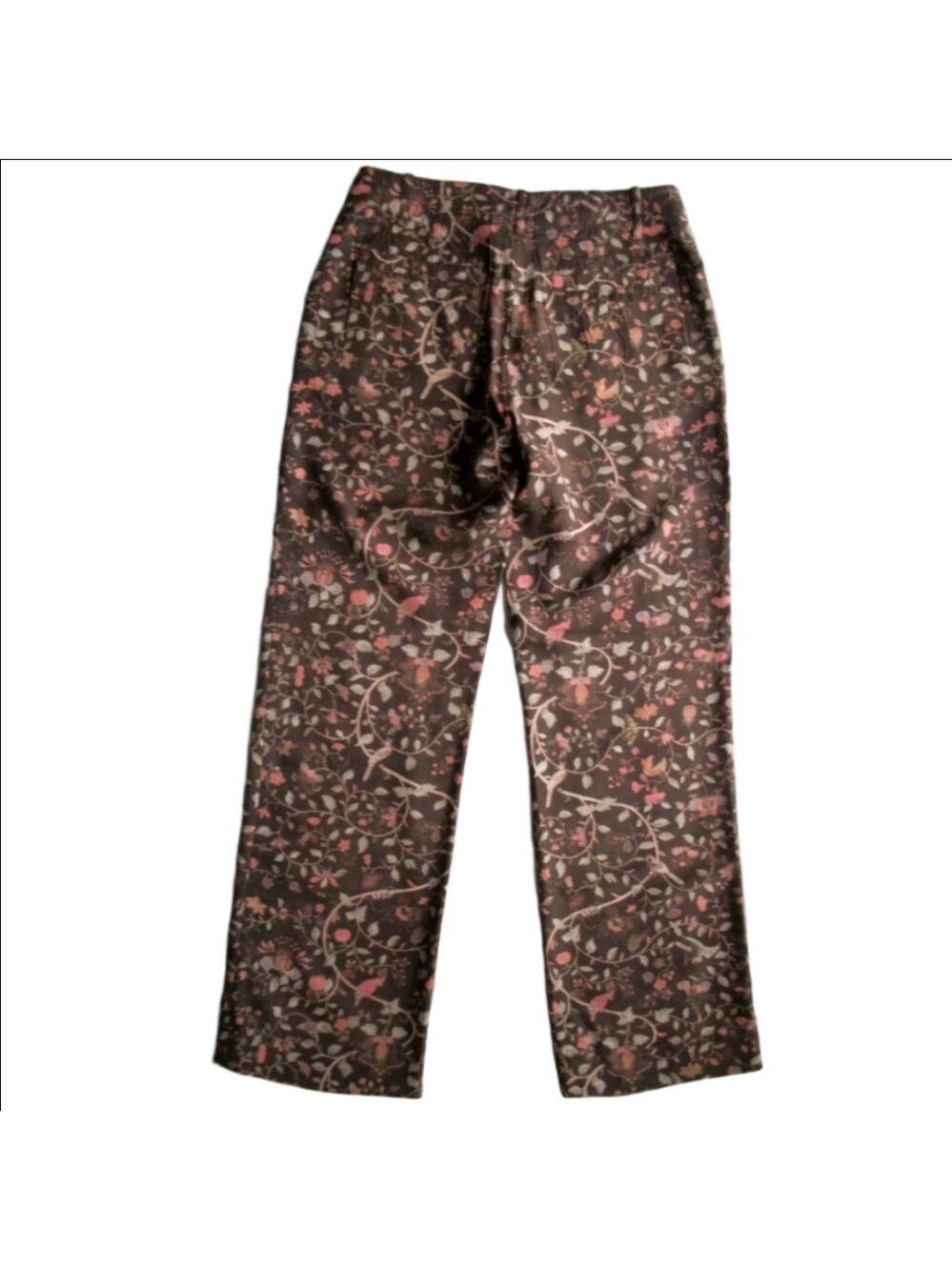 Peruvian Connection Moorea Trousers – Birds & Floral Print – Size 14 - Picture 12 of 12